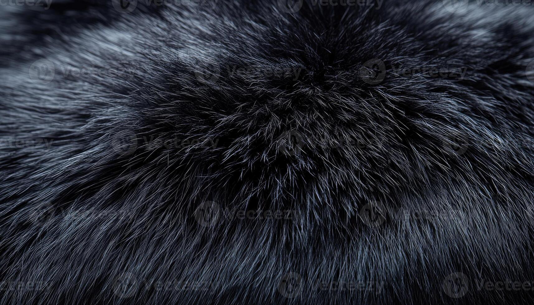 Dark Fur Texture Close Up Detail Image photo
