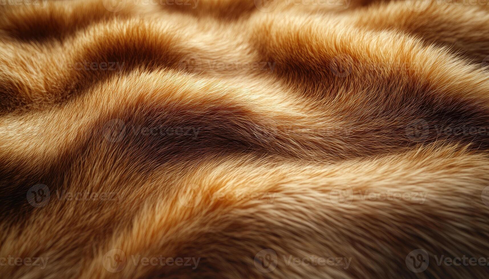 Soft ginger fur texture background image photo