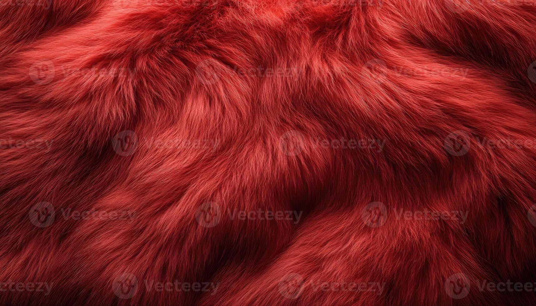 Rich Red Fur Background Image photo
