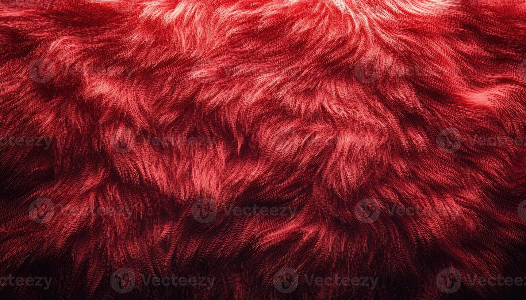 Lush Red Fur Texture Background Image photo