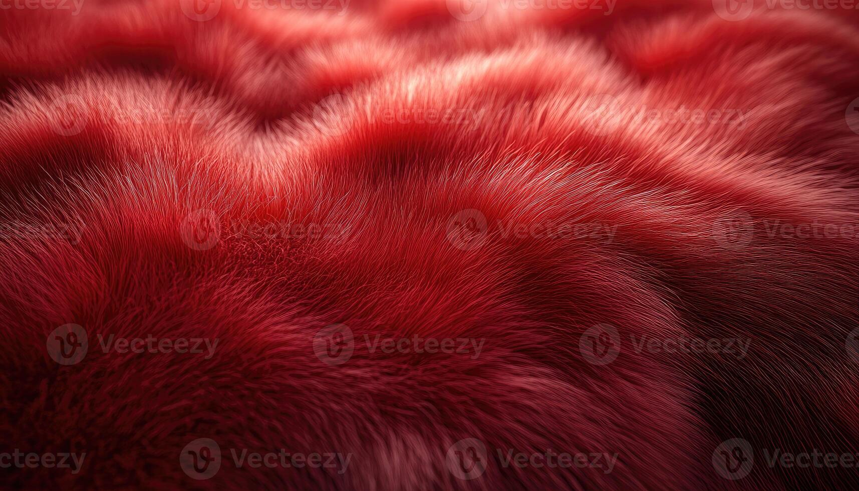 Deep Red Fur Texture Image photo
