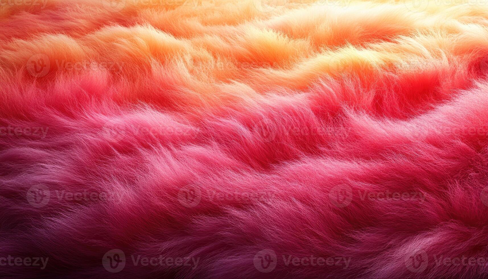 Abstract image of vibrant pink and orange fur texture photo
