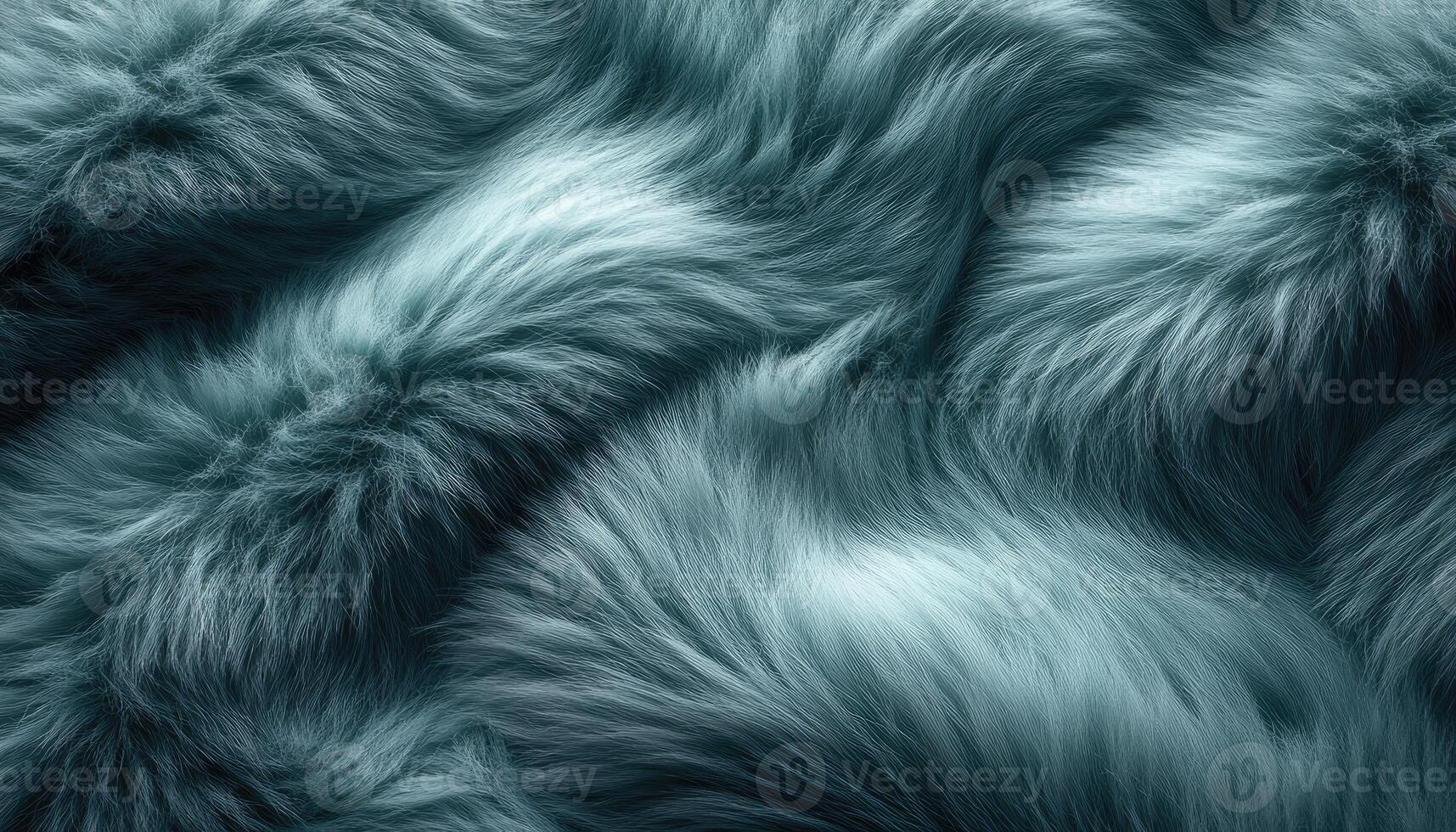 Teal Fur Texture Soft Fluffy Background photo
