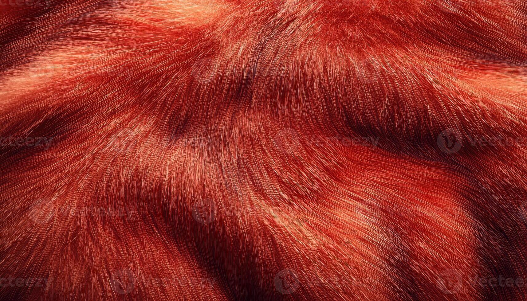 Rich Red Fur Texture Background Image photo