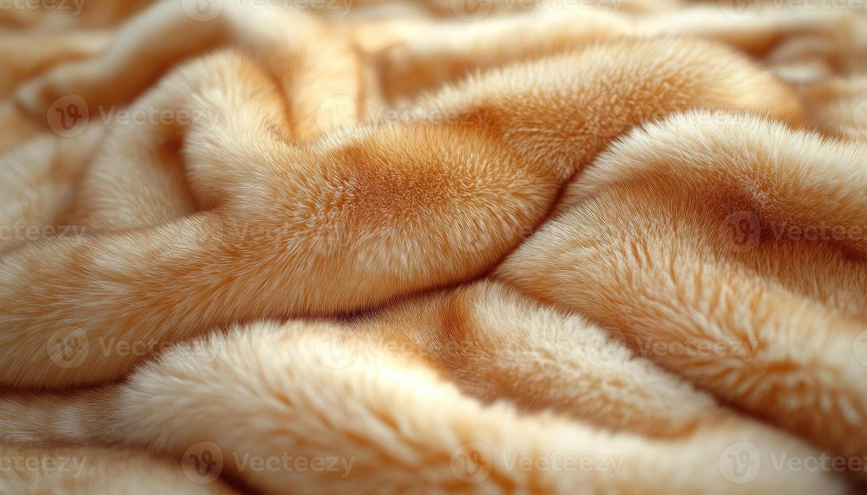 Light Brown Fur Texture Soft Luxurious Pile photo