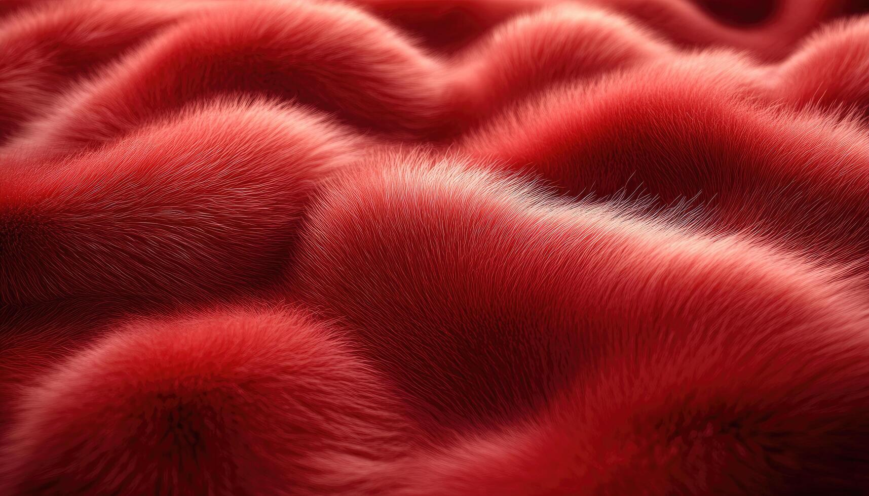 Red Fur Abstract Textured Background Image photo