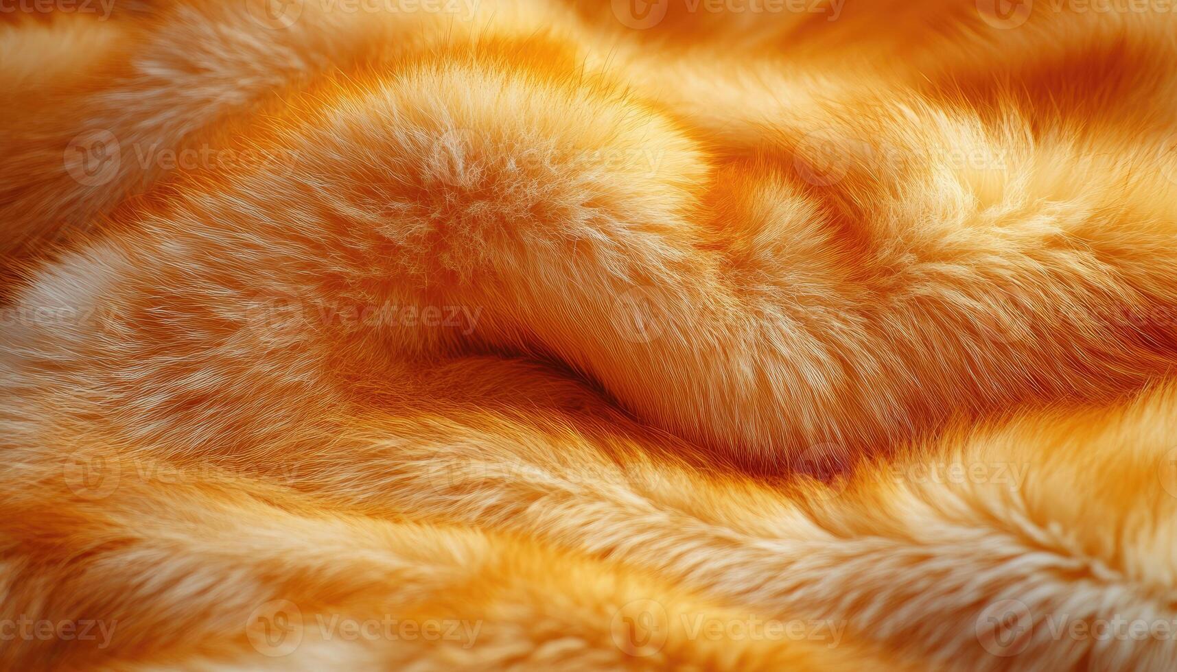Luxurious Golden Fur Texture Soft and Warm photo