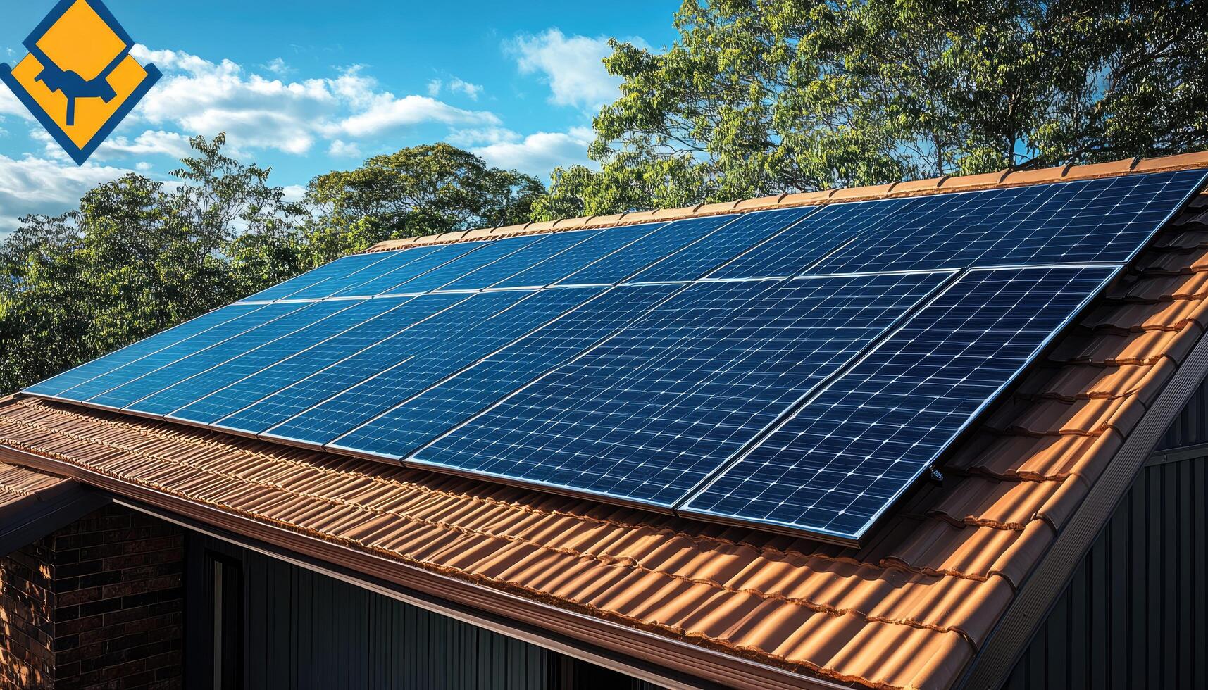 Solar Panel Installed On A Roof photo