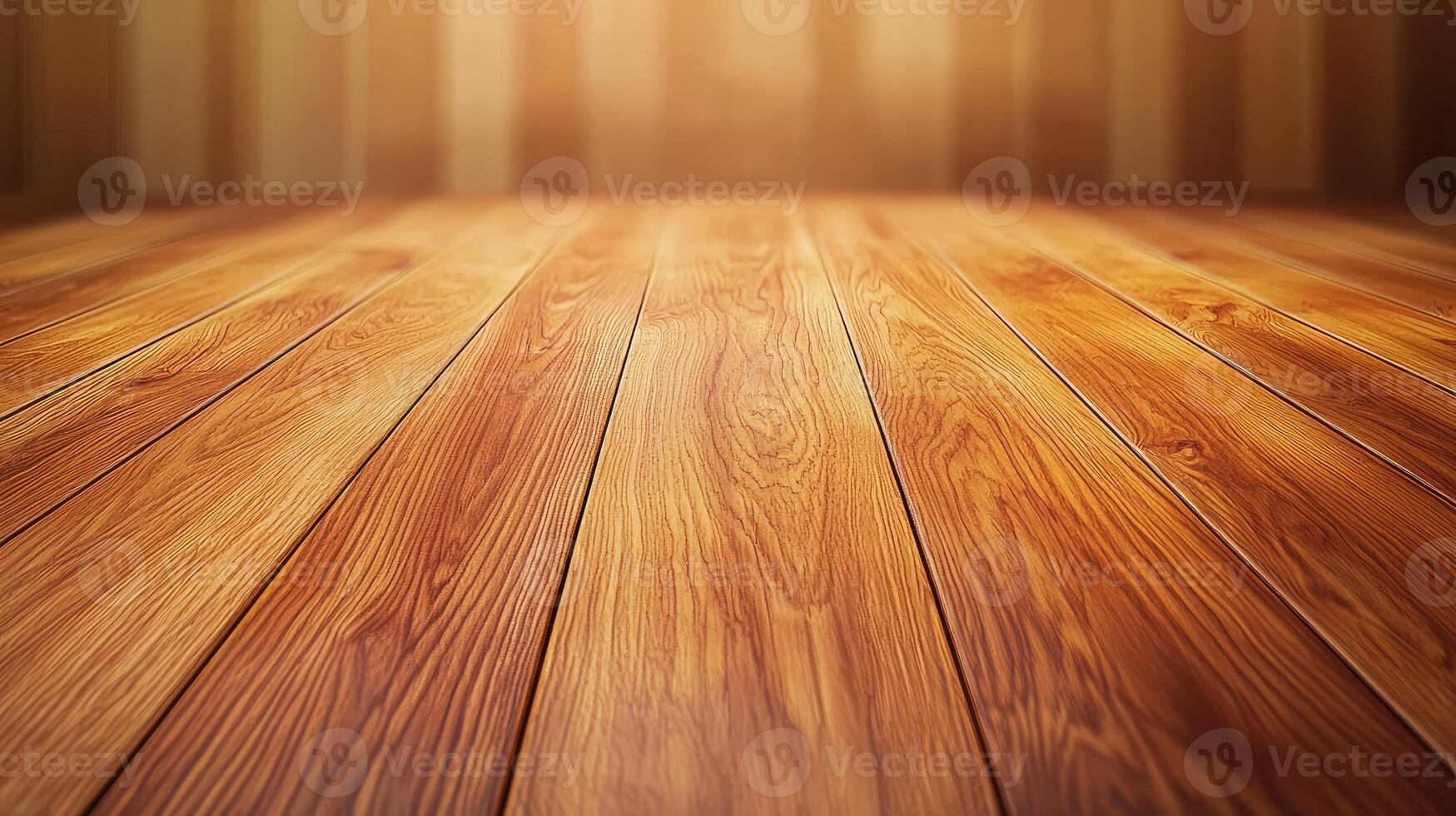 Rich Brown Wooden Planks Floor Background photo