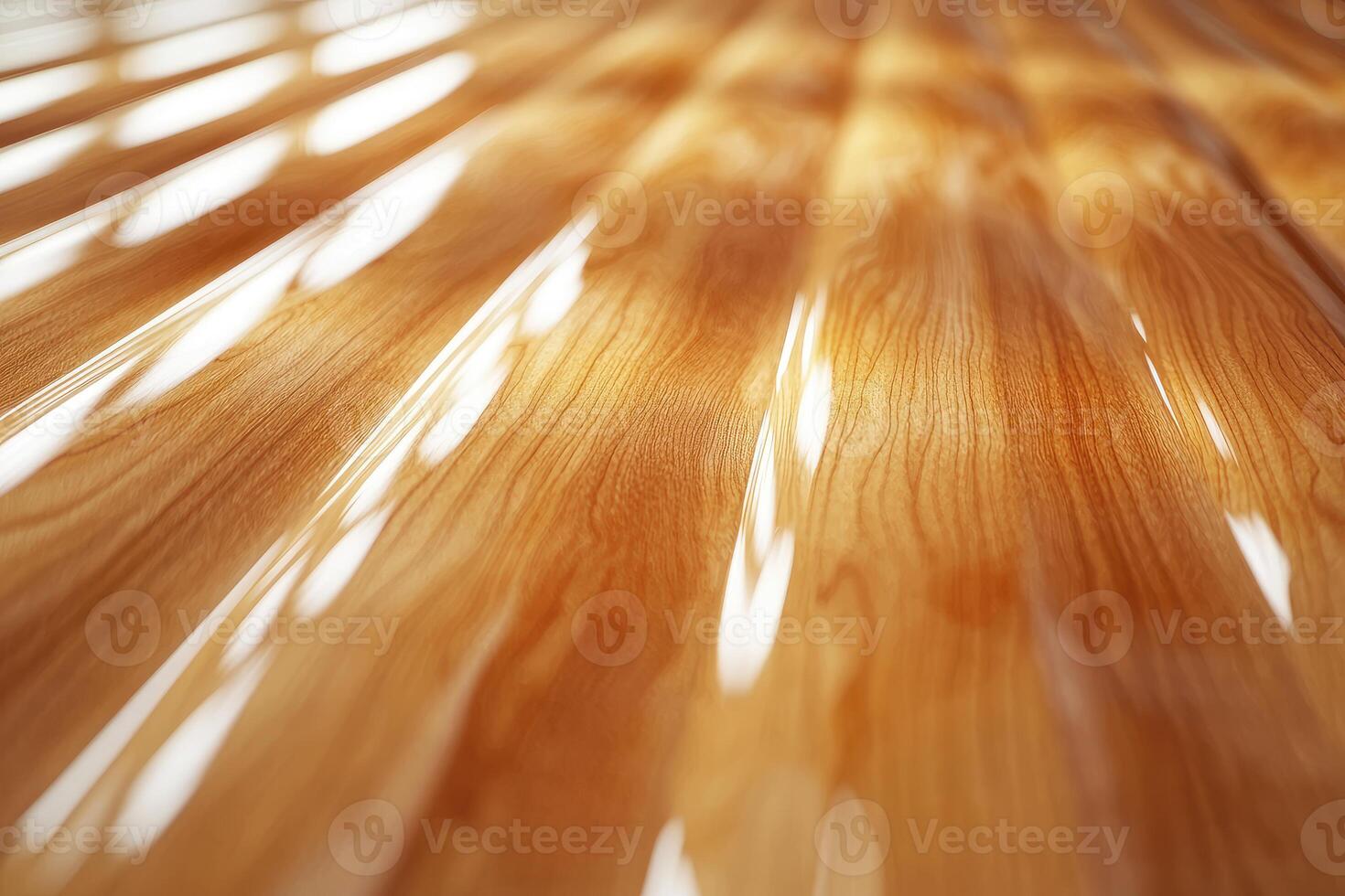 Shiny Golden Brown Wood Grain Surface Texture photo