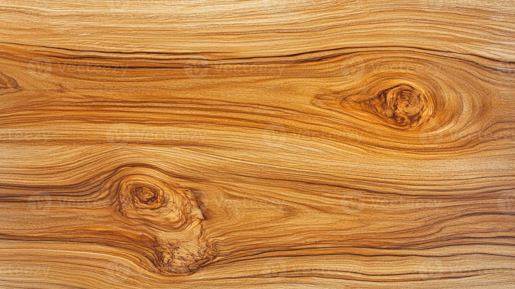 Rich Brown Wood Grain Texture With Knots photo