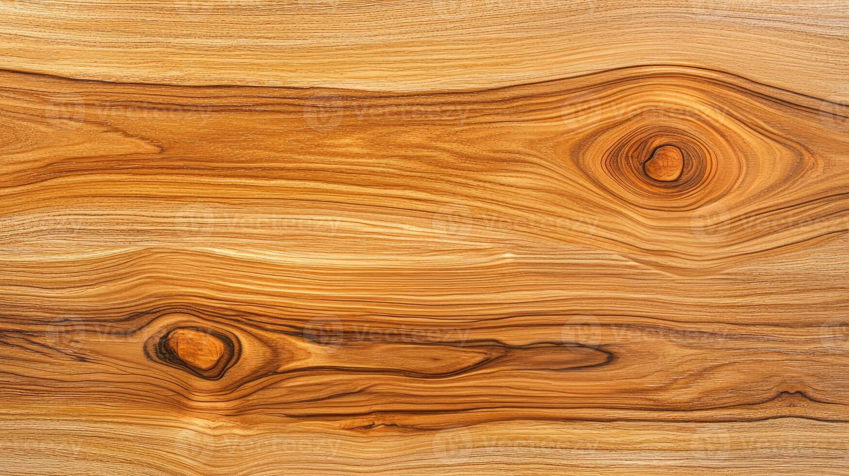 Richly textured wood grain showcasing swirling patterns and knots photo
