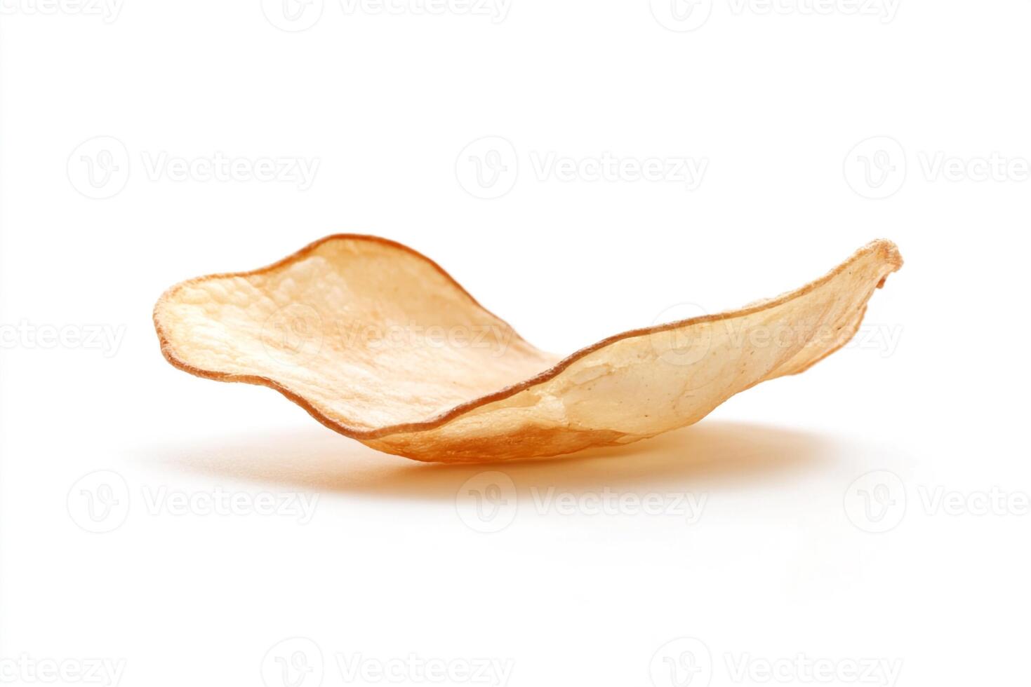 Sea Salt And Vinegar Potato Chips, Copy Space, Food Setting photo