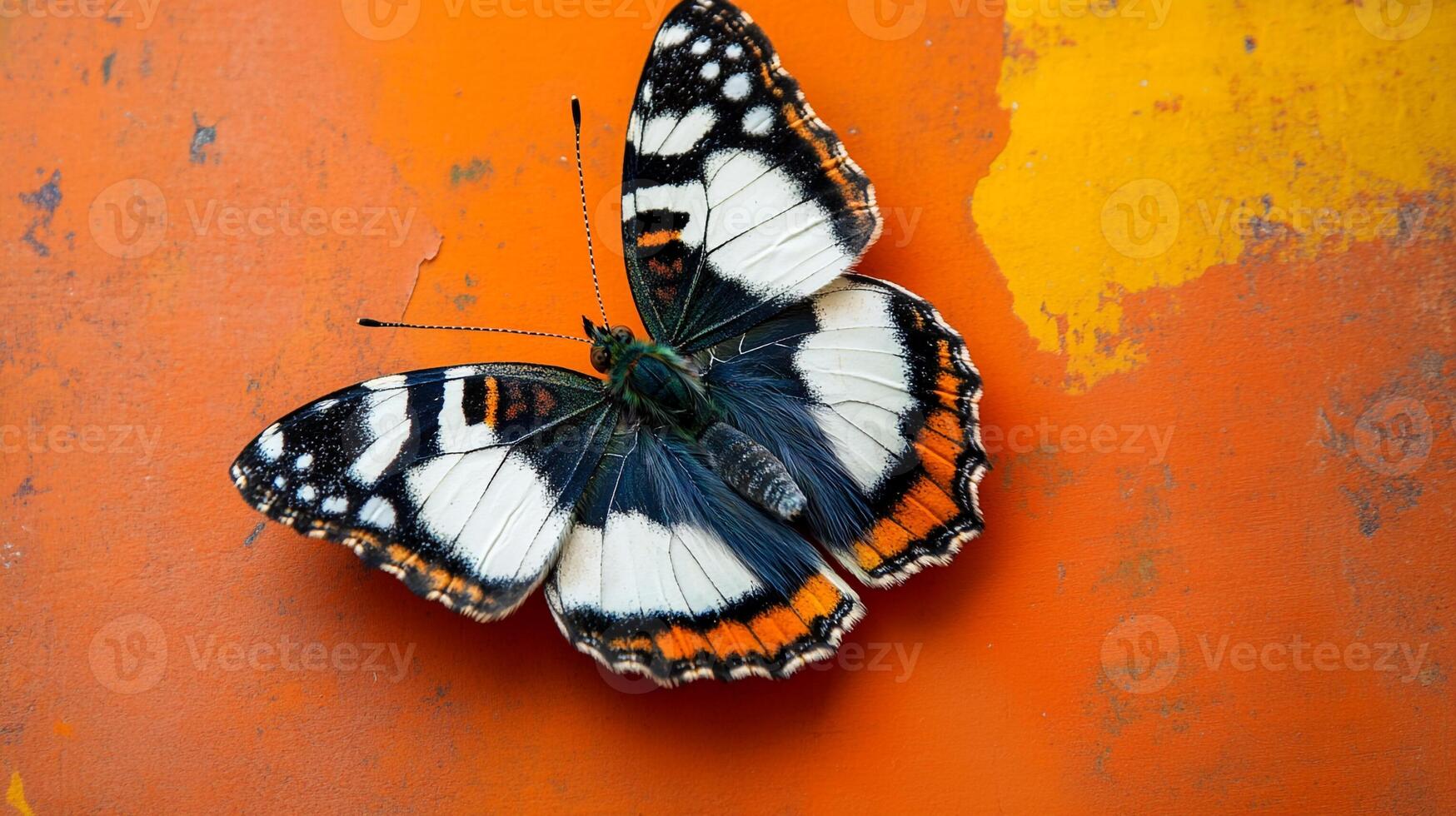Top view photorealistic species, plant set on a vibrant background photo