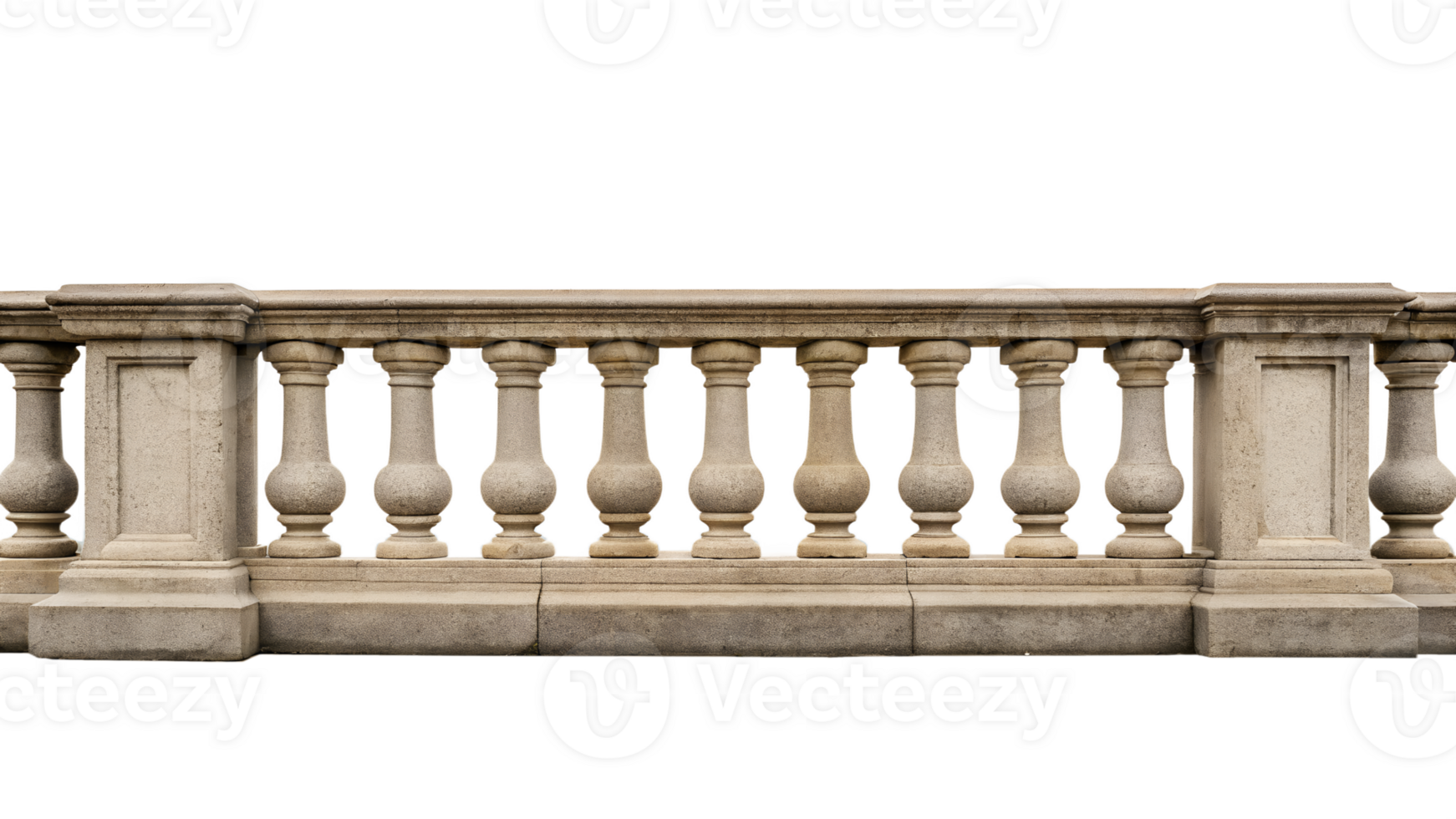 beige Stone Balustrade png