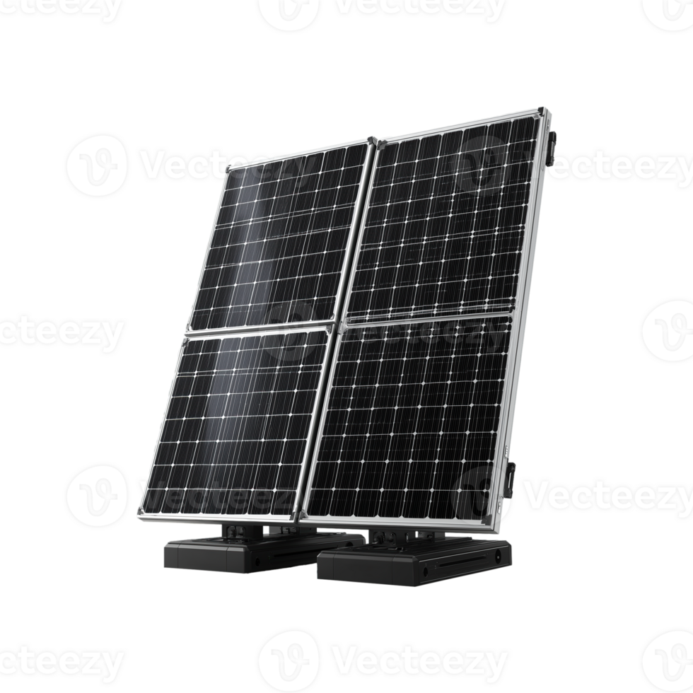 Solar Panels Isolated on Transparent Background png