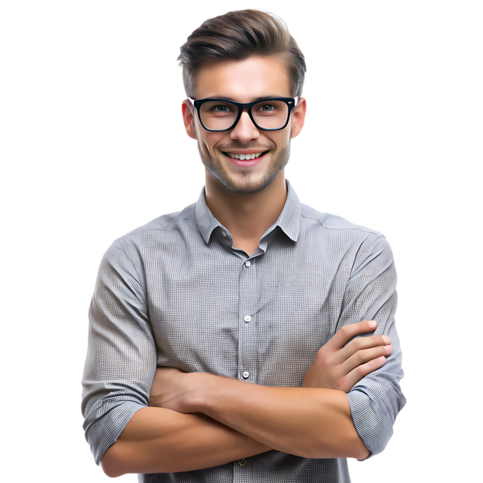 Confident Businessman Graphic with Clear Background png