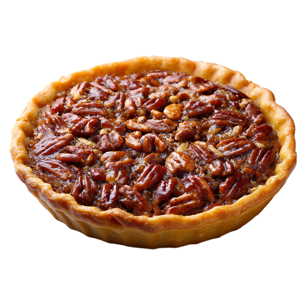 Amazing Pecan Pie Recipe against transparent background png