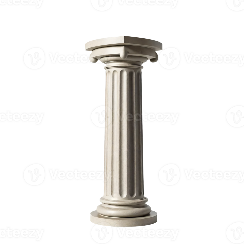A tall column with a white base png