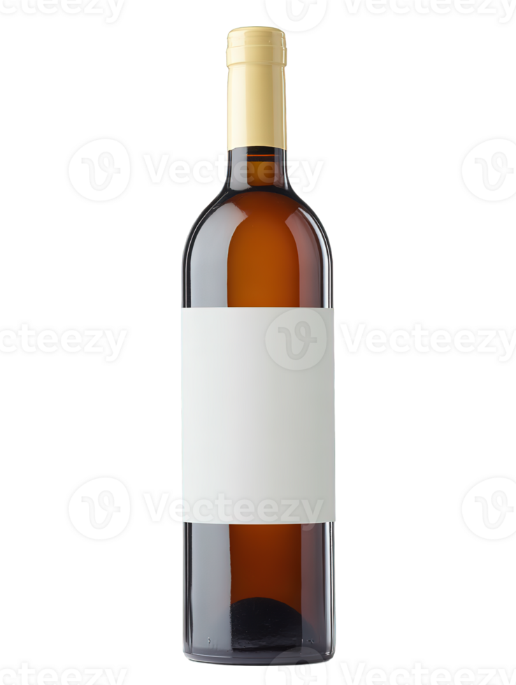 Wine Bottle Without Branding Transparent Background png