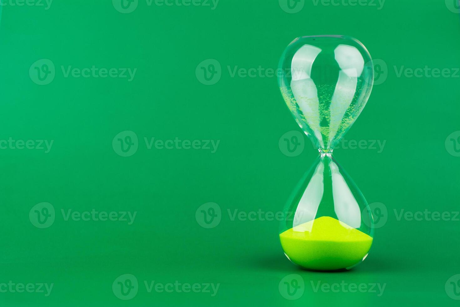 Hourglass The process of time running out The rule of limited photo