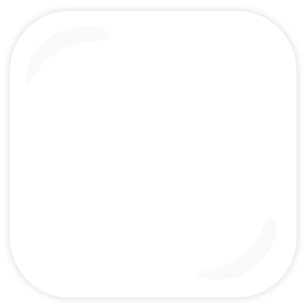 Glossy glass button square shape, transparent and overlay effect. Minimalist Modern UI element. png