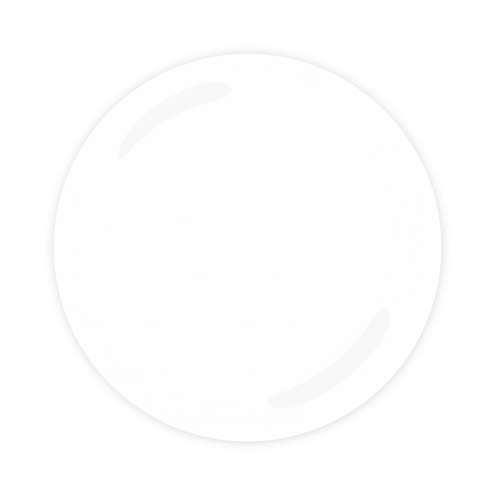 Glossy glass button circle shape, transparent and overlay effect. Minimalist Modern UI element. png