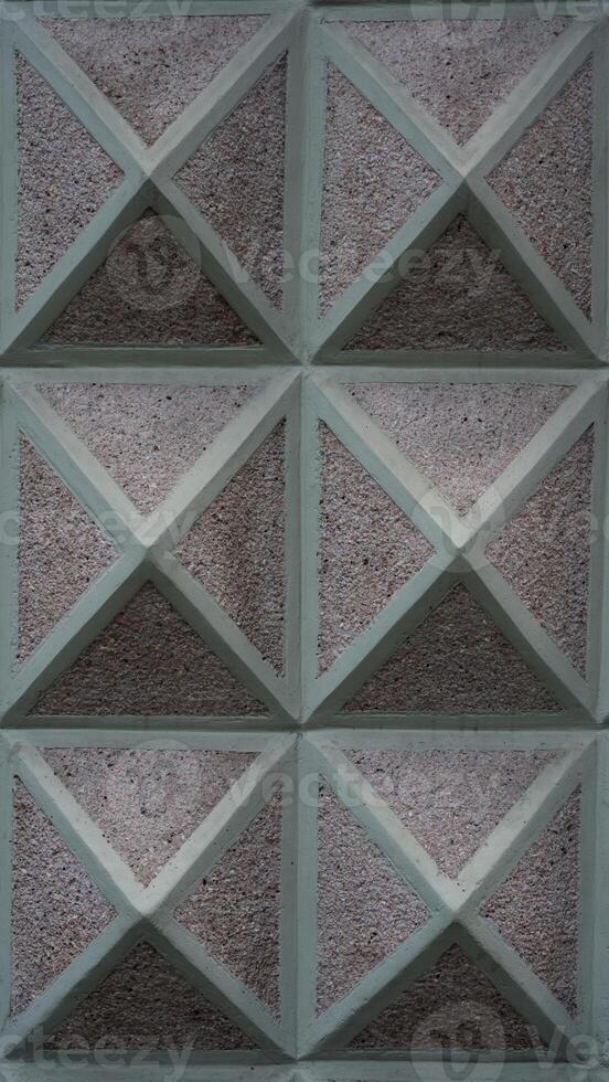 Triangular drawing of the building facade. Pyramid facade photo