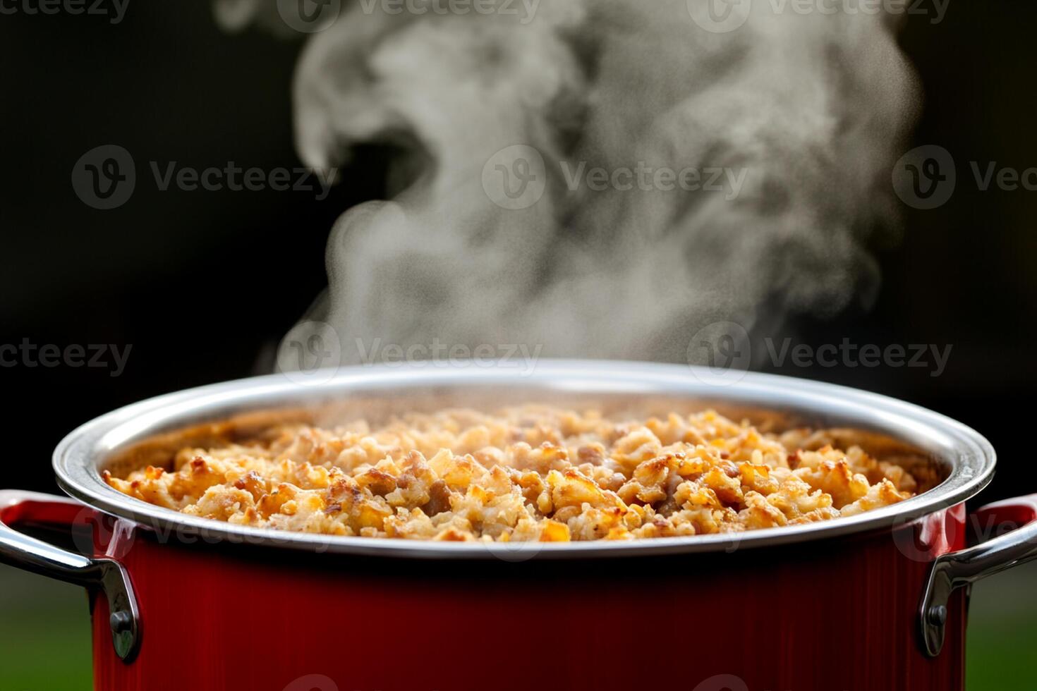 A pot of food photo