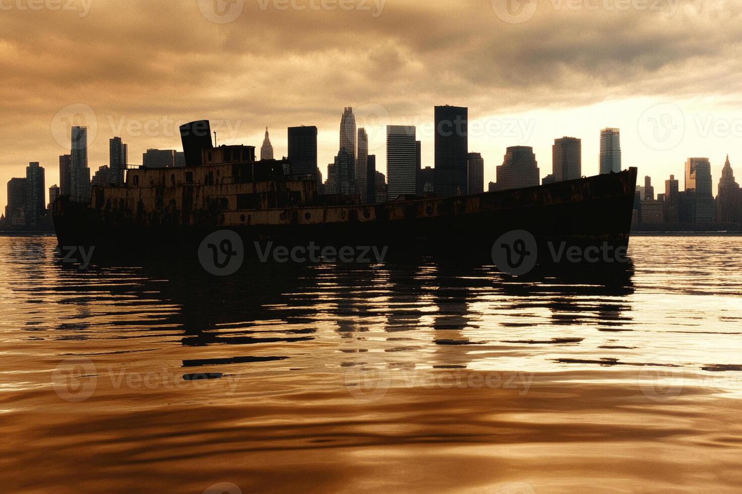 A ship in the water photo