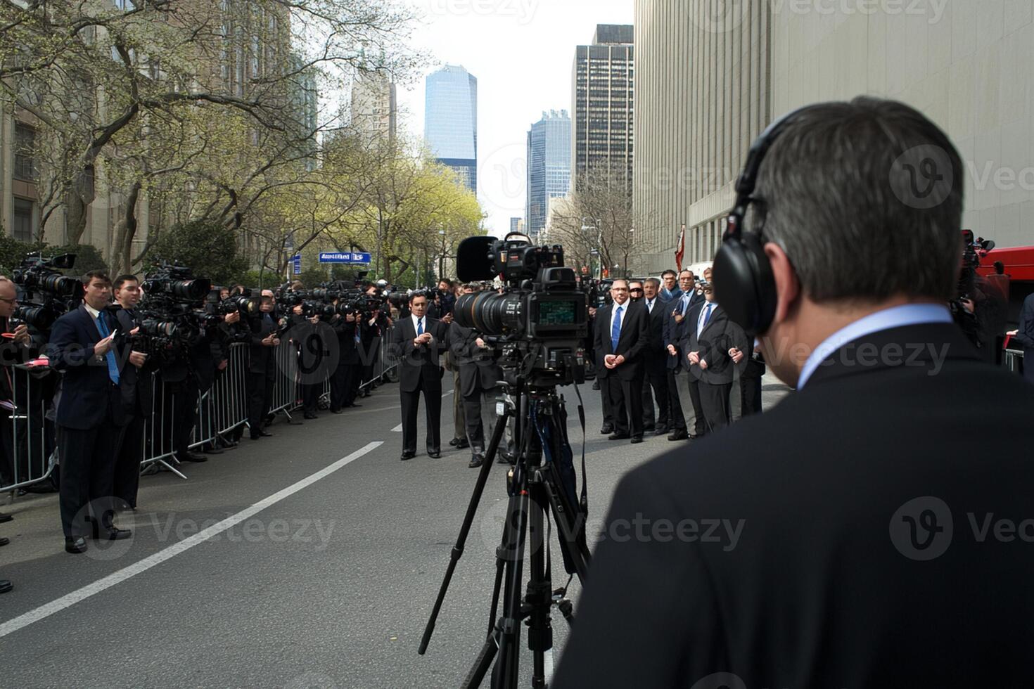 A man in a suit and tie photo