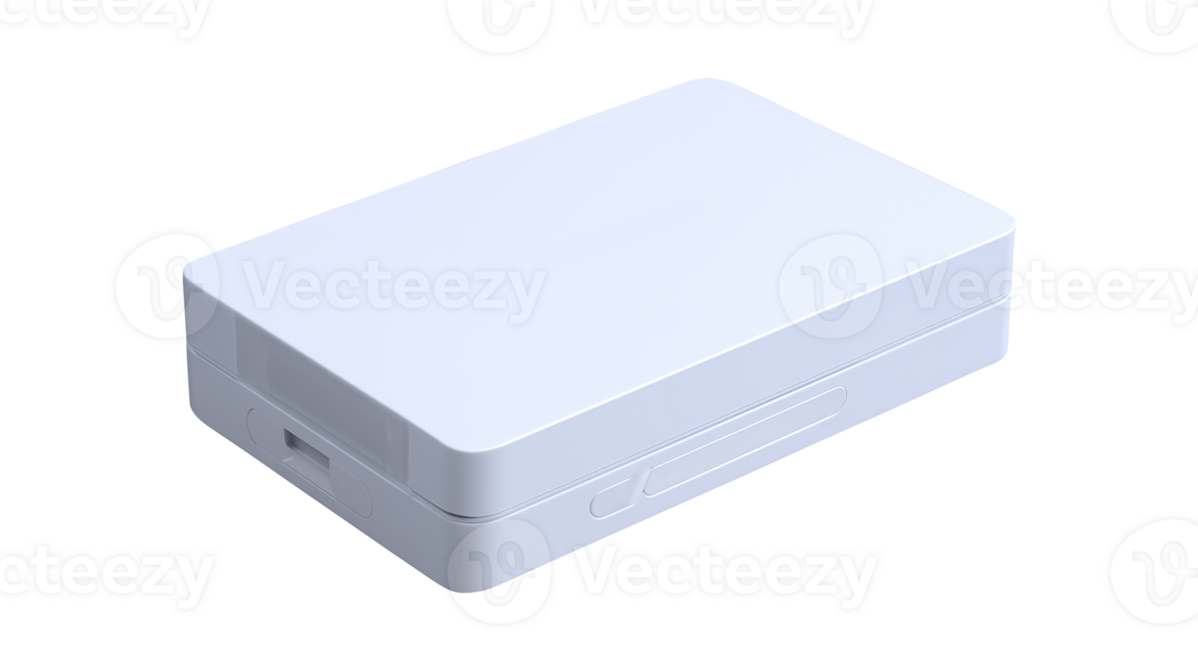 Modern smart home device white wireless router for internet connectivity png