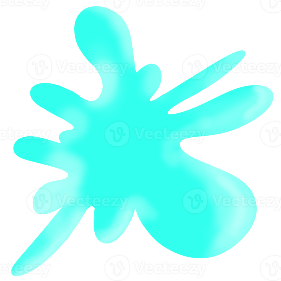 Water drop splash element png