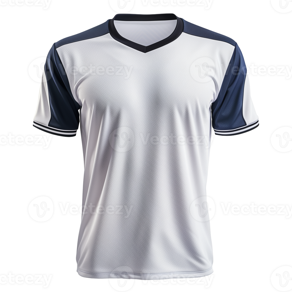 Soccer Jersey on Transparent Background for Sports Apparel Mockup Design Display png