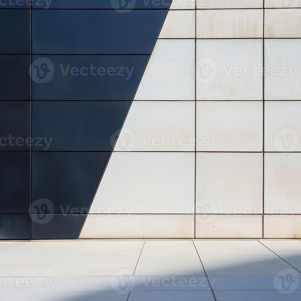 Modern architecture features varied wall textures photo