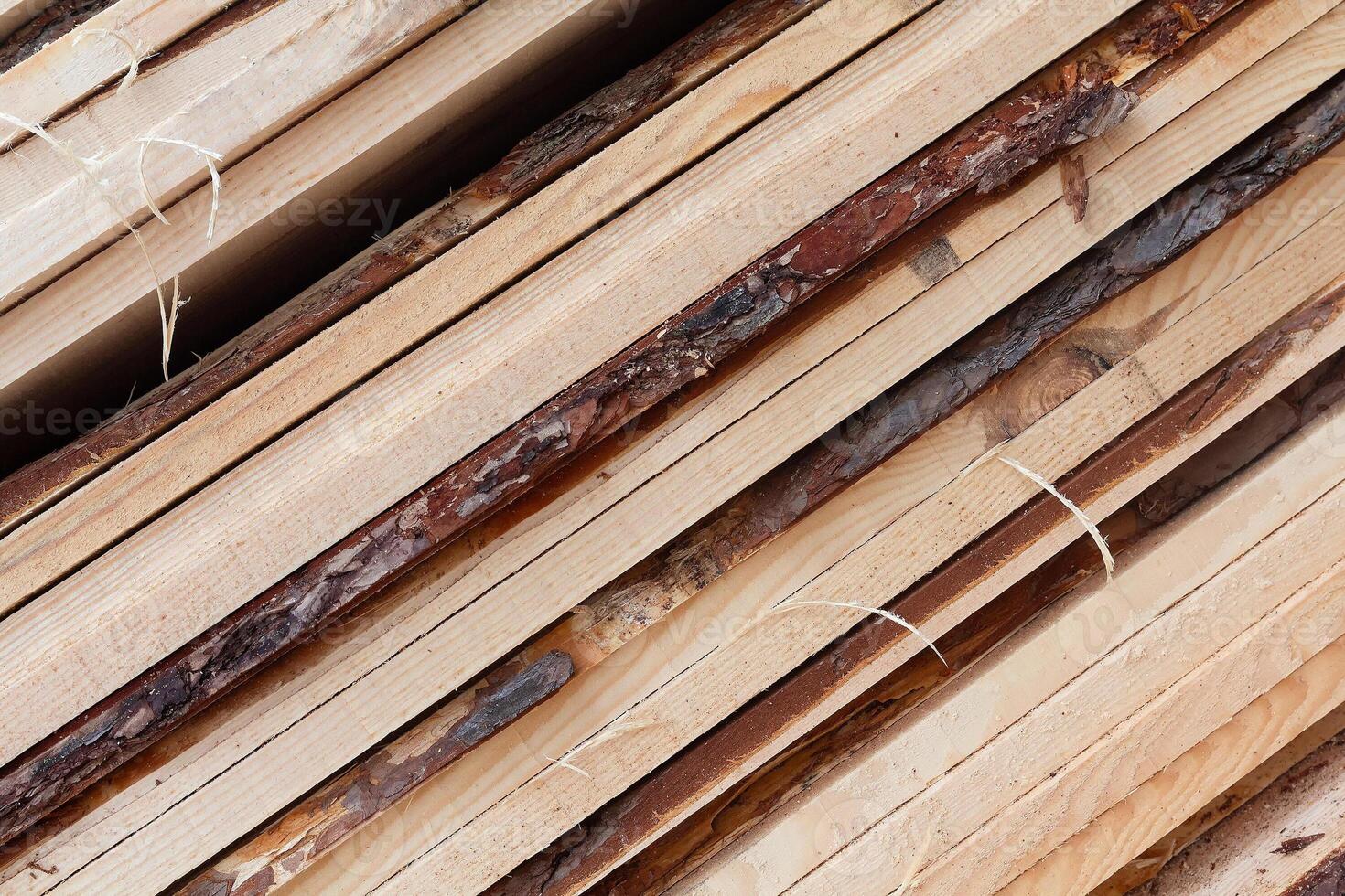 Background of arranged old wooden boards photo
