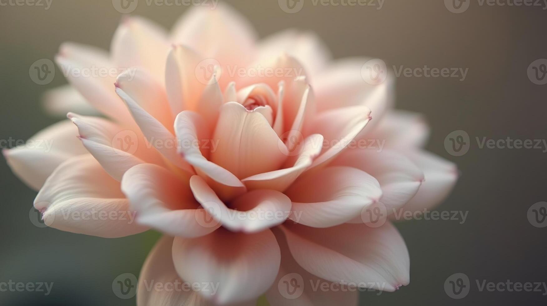 A pink lotus flower blooms gracefully. photo