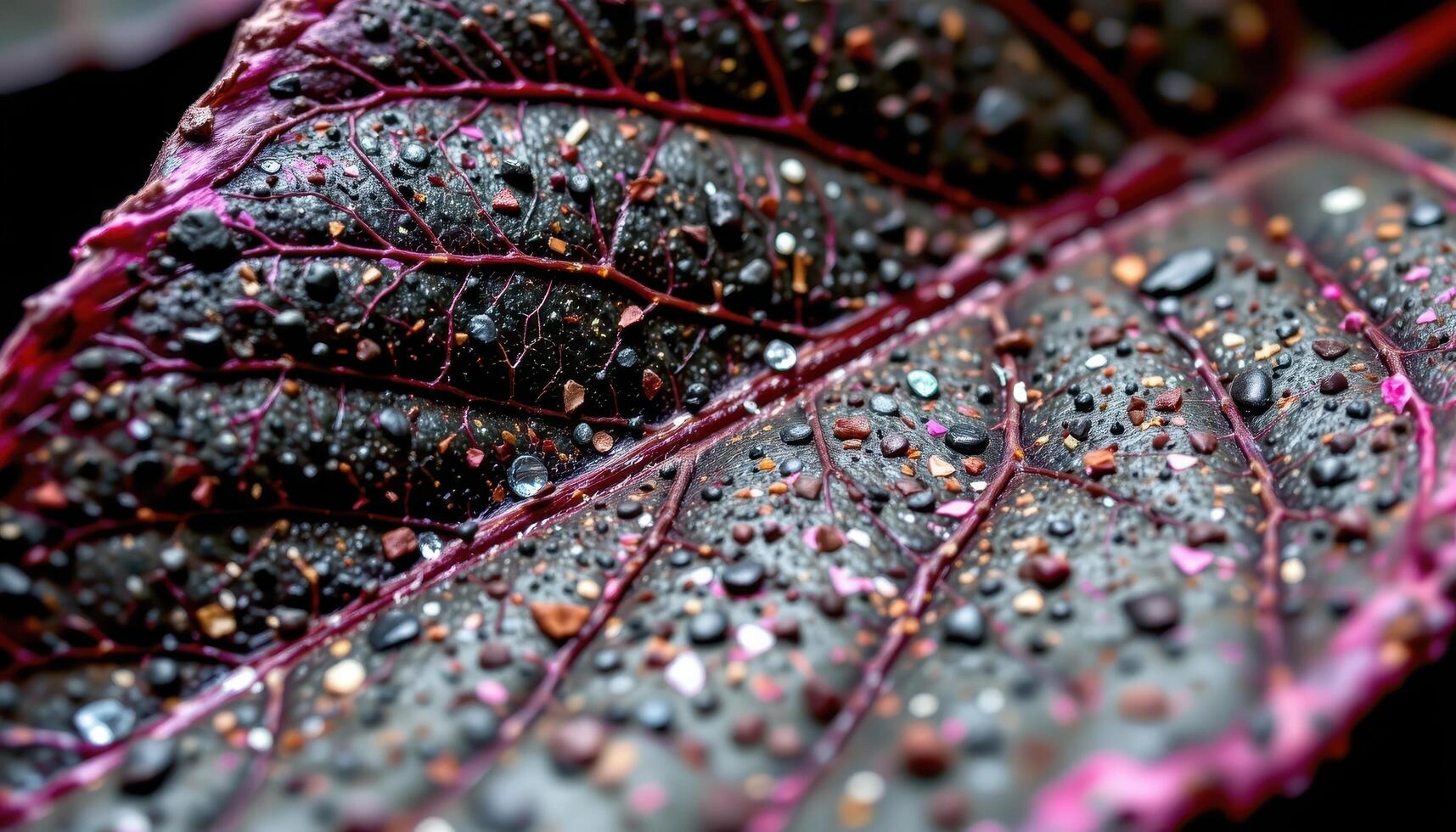 a high contrast close up of leaf textures. photo