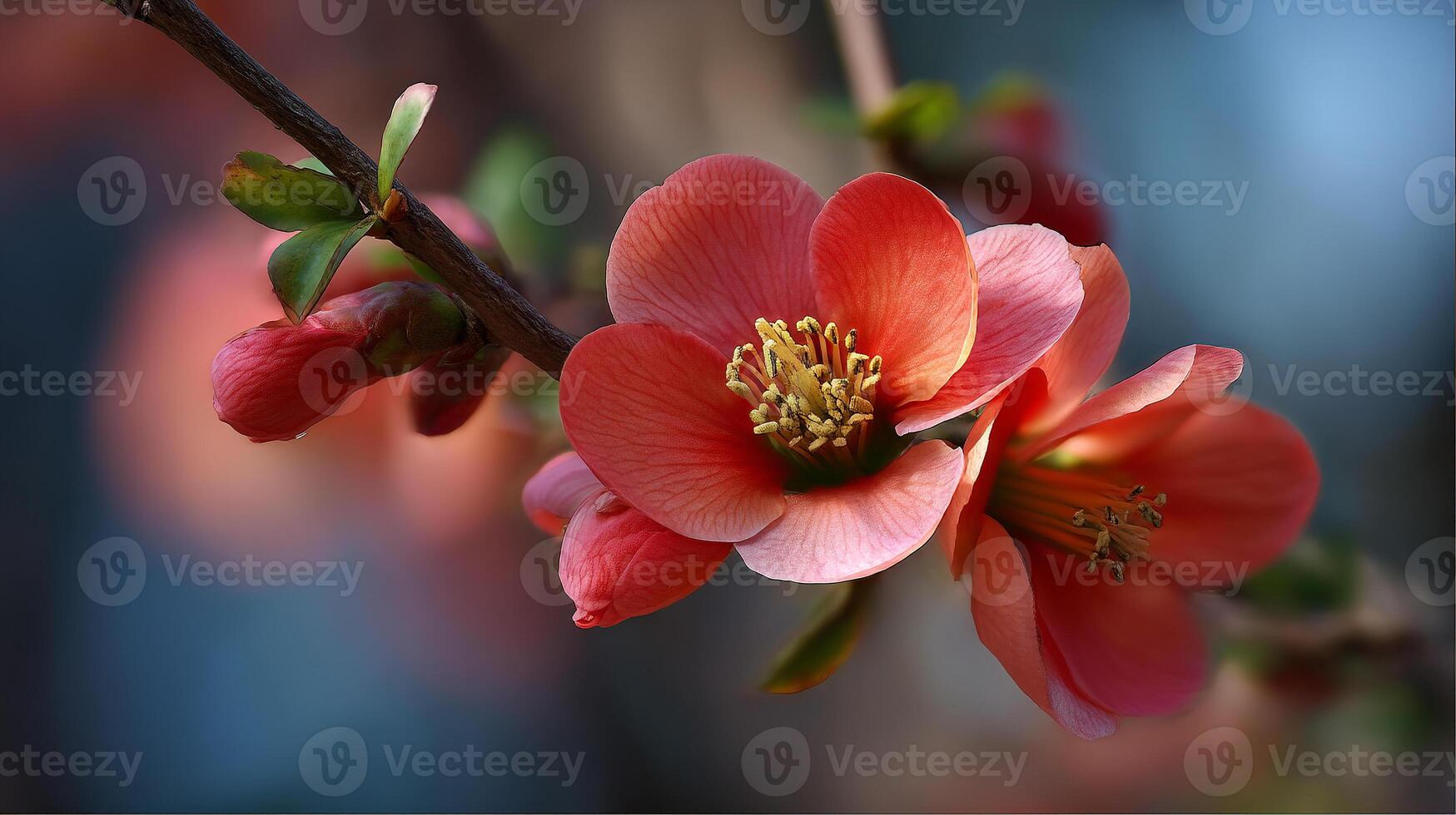 Beautiful flower detail photo surrounded by lush natural elements