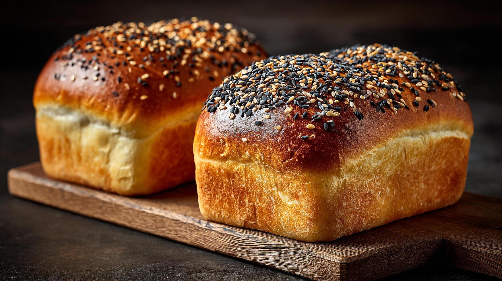 Artisan bread with rough wood details photography photo