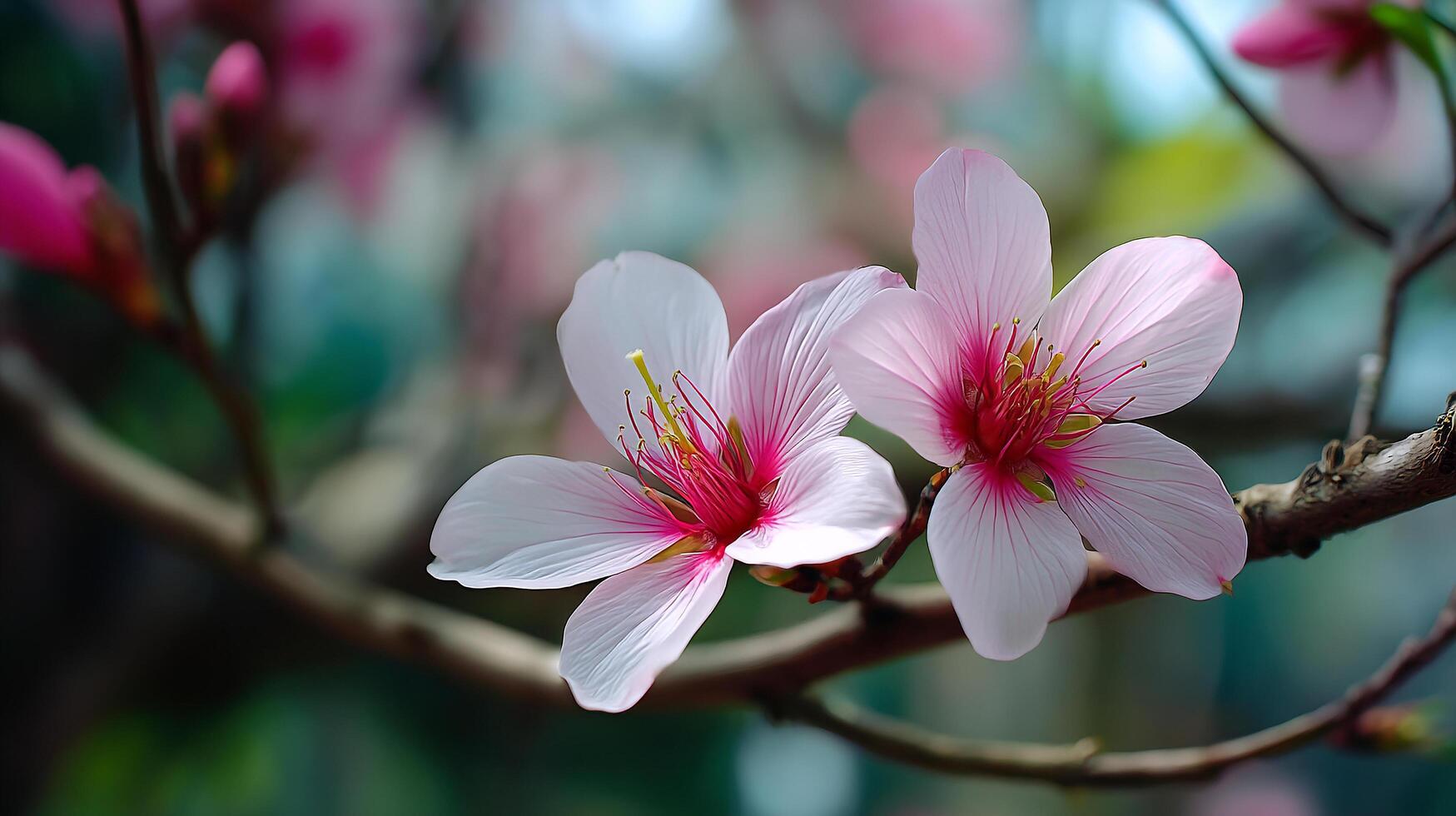 Realistic flower photo with crisp edges and natural bokeh