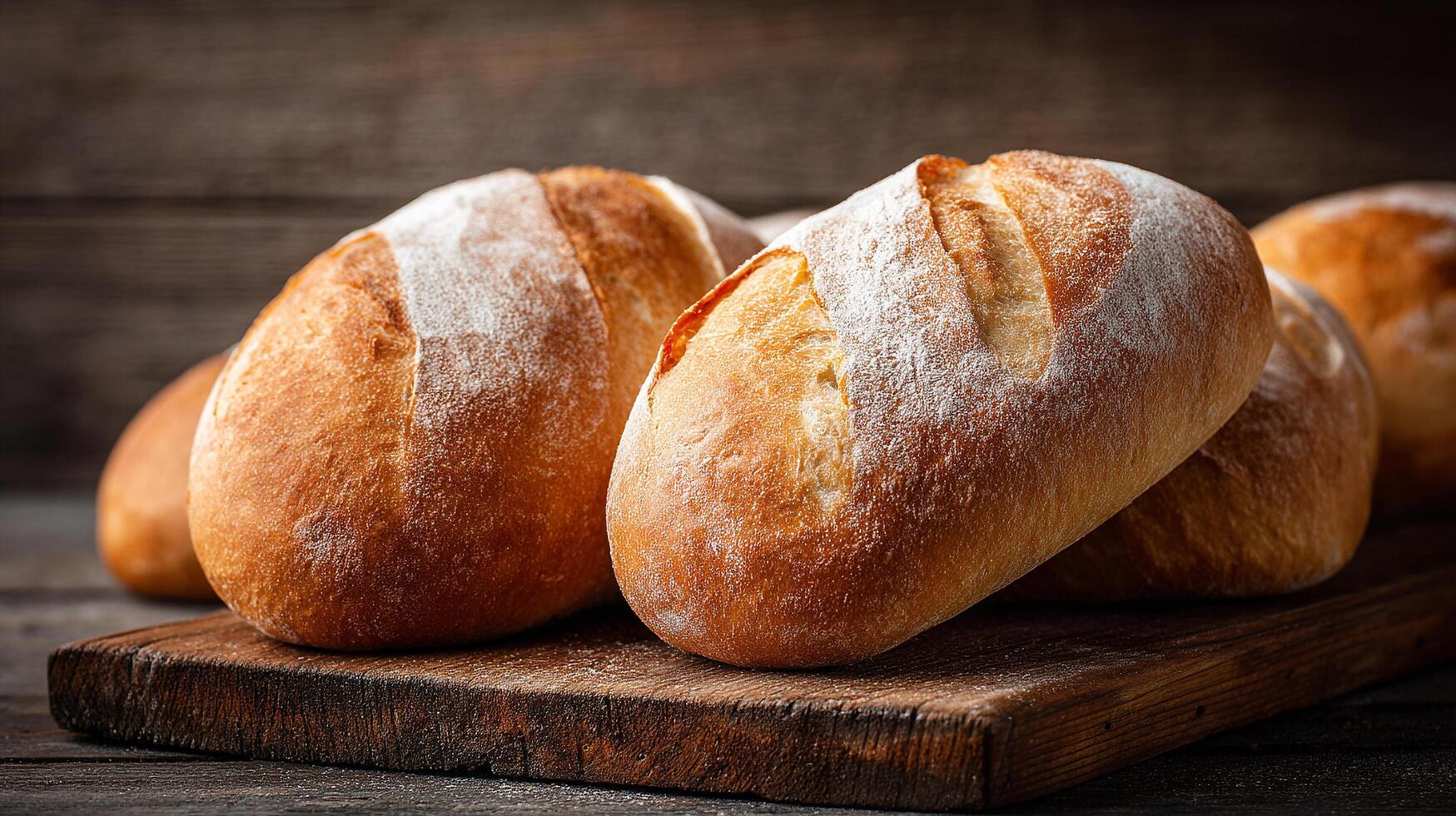 Sharp and rustic artisan bread photography photo