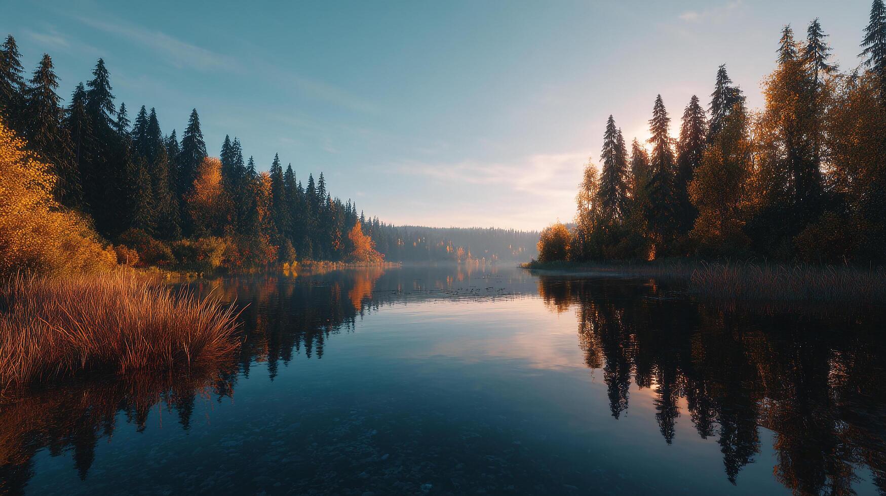 Scenic outdoor view in high-resolution photography style photo