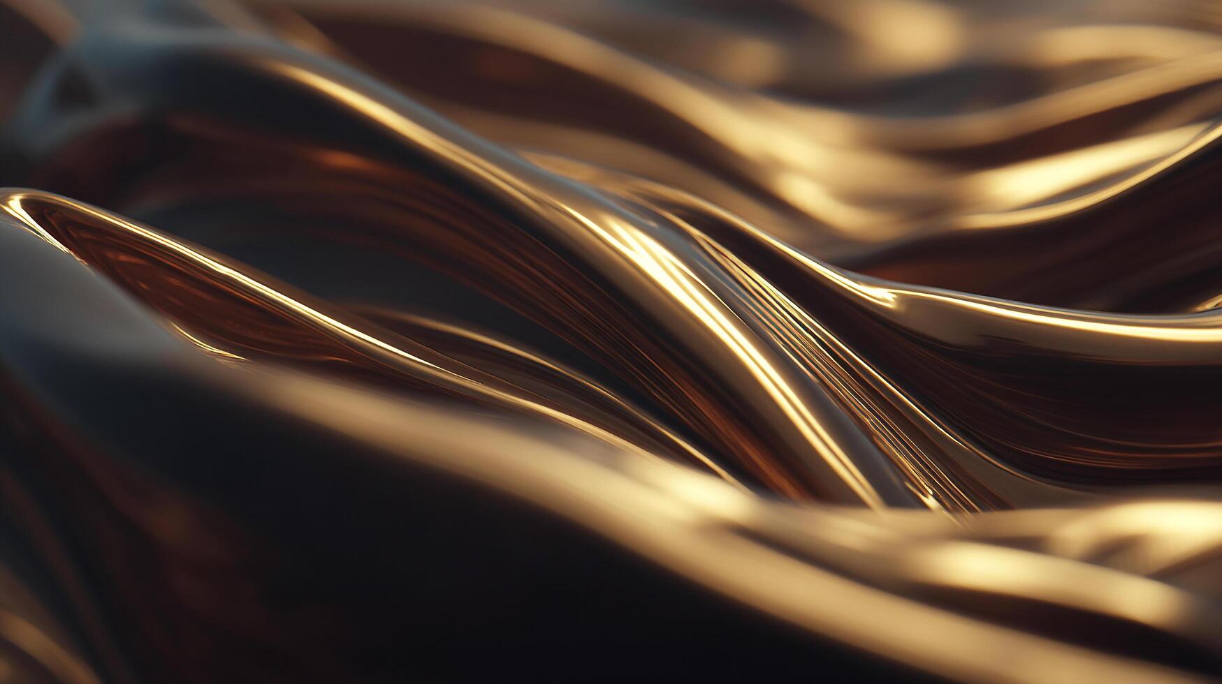 Photorealistic abstract luxury background with smooth wave details photo