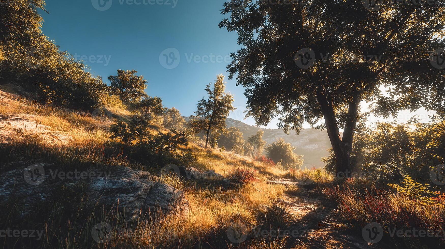 Realistic nature scene in high-resolution photography photo