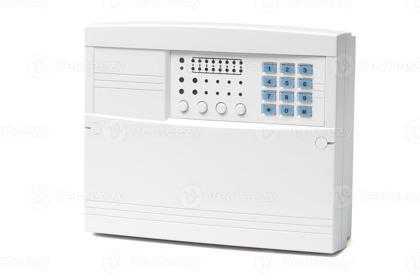 Fire alarm security. Good for security servise engeniering company site or advertising . photo