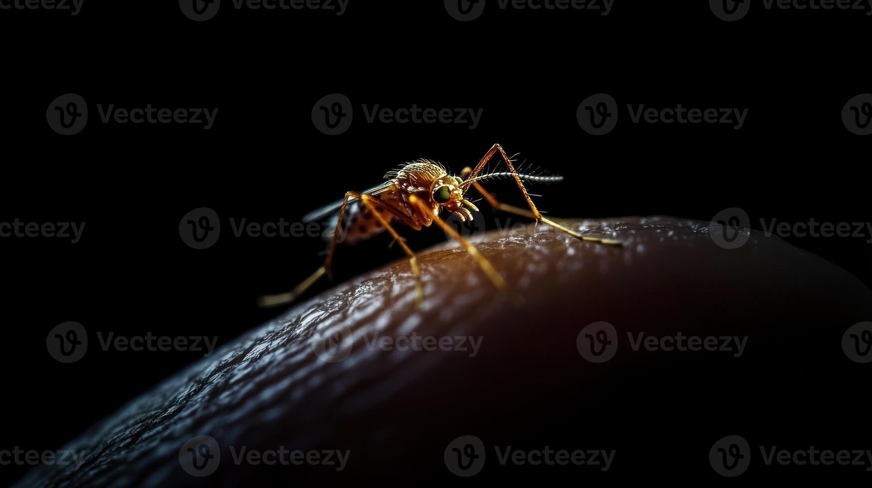 A Close Up Shot Of An Insect On Human Skin photo