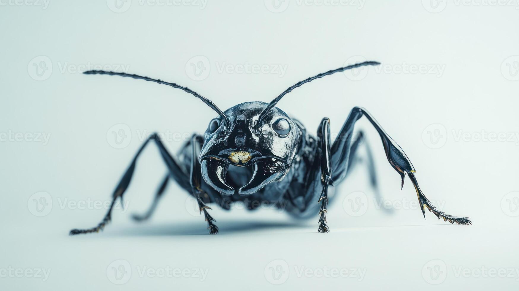 A detailed close up image showing the ant structure photo