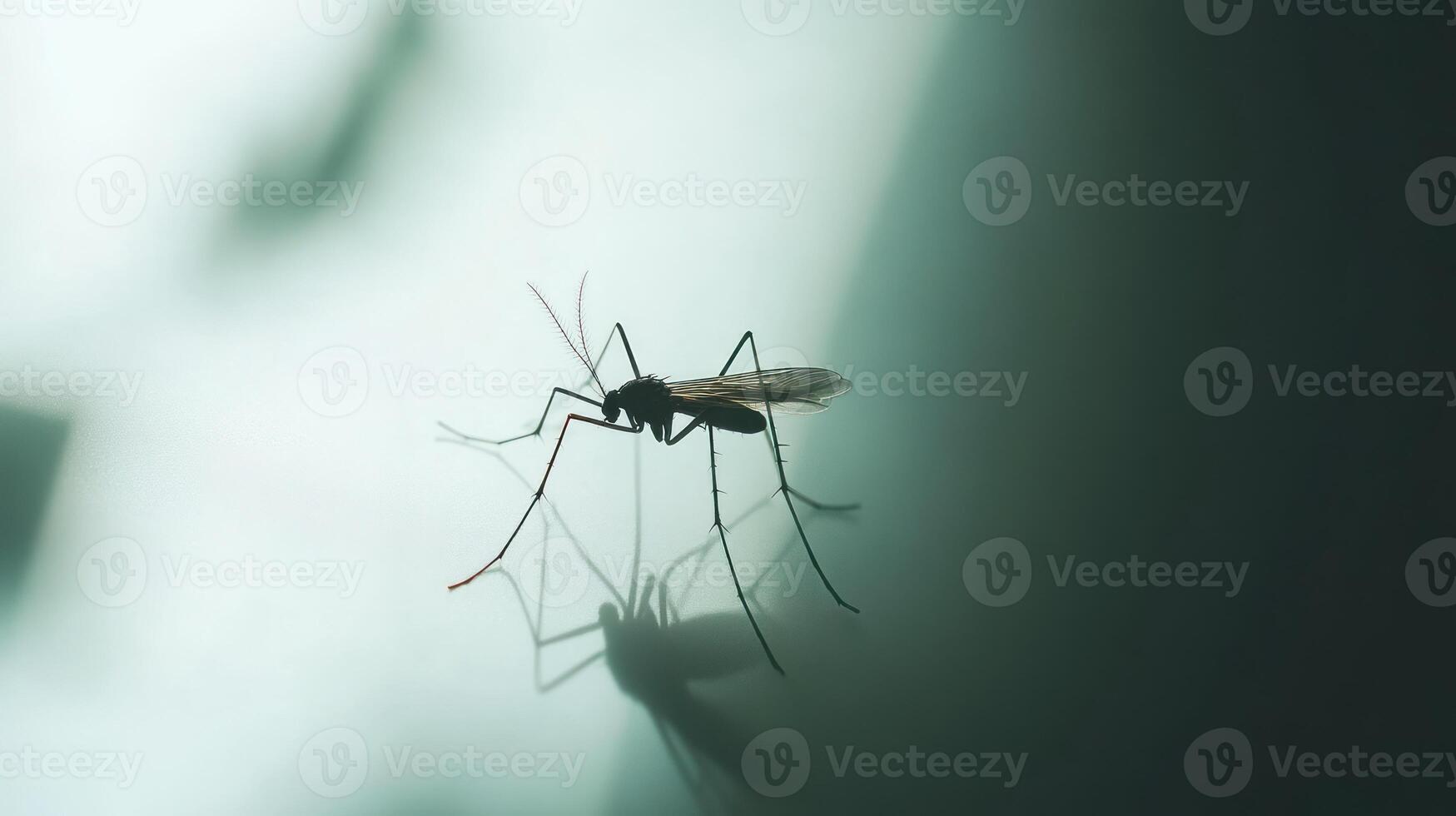 A close up image of a mosquito insect on a surface photo