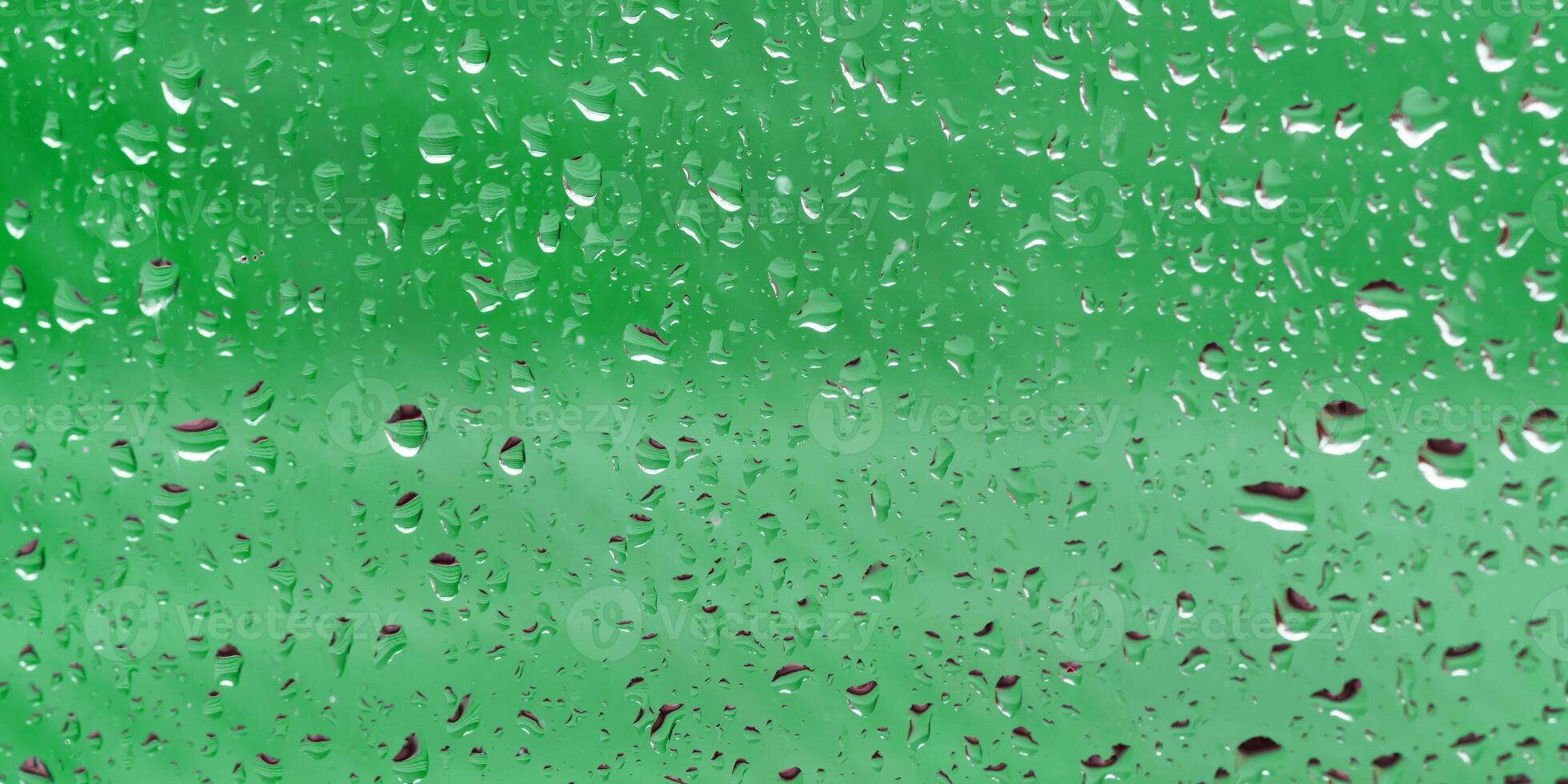 Natural water drop texture. Water drop on glass. banner for website, long wide banner. photo